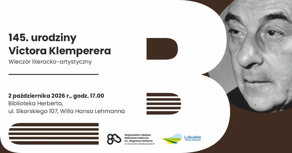 145. urodziny Victora Klemperera – wieczór literacko-artystyczny
