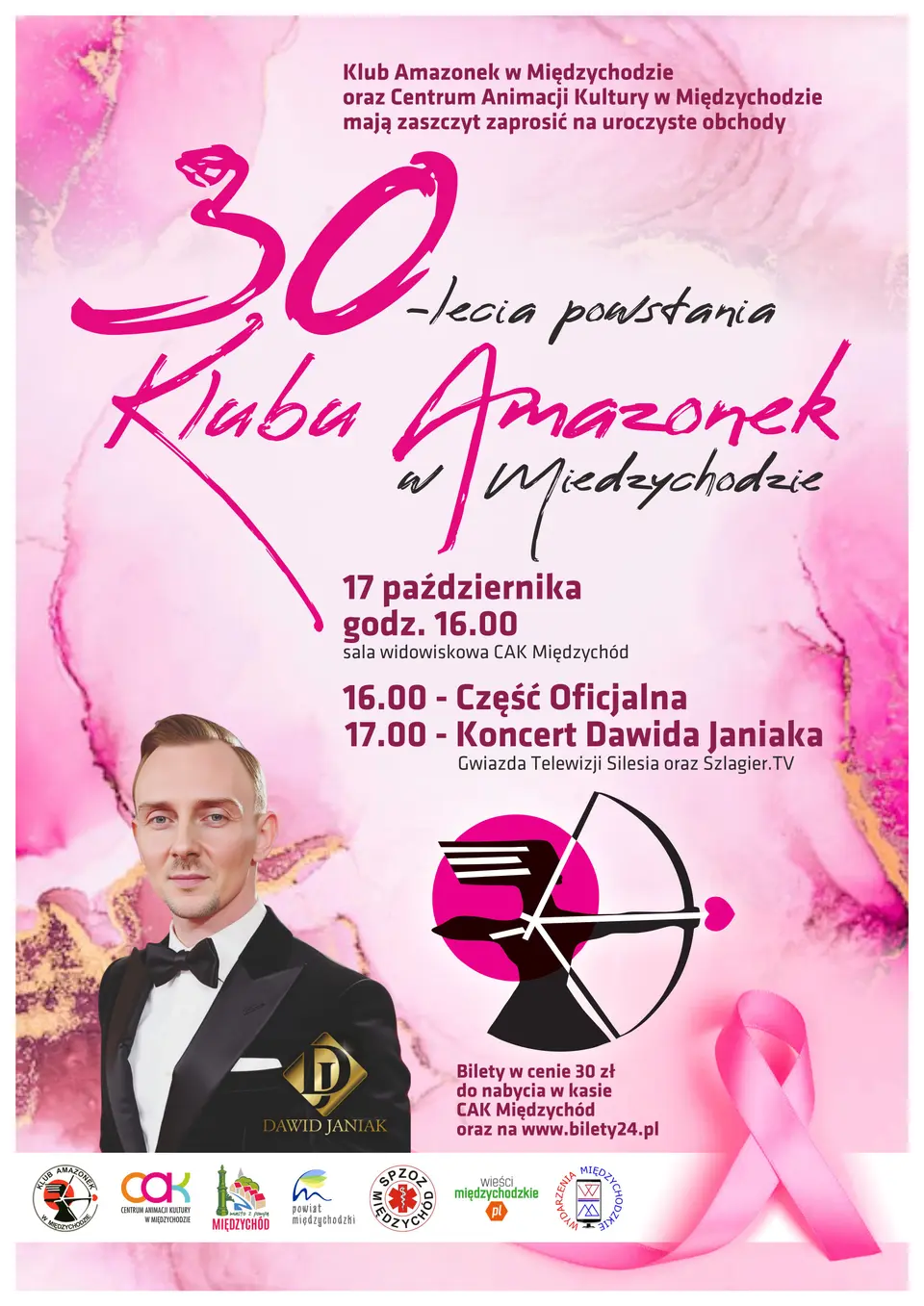 30-lecie Klubu Amazonek w Międzychodzie - Koncert Dawid Janiak