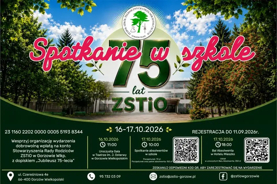 Absolwencie „Chemika” – spotkajmy się przy Czereśniowej! Spotkanie pokoleń