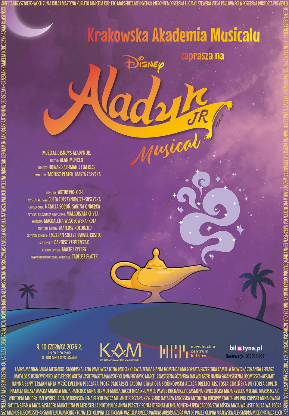 ALADYN JR. - musical Krakowskiej Akademii Musicalu