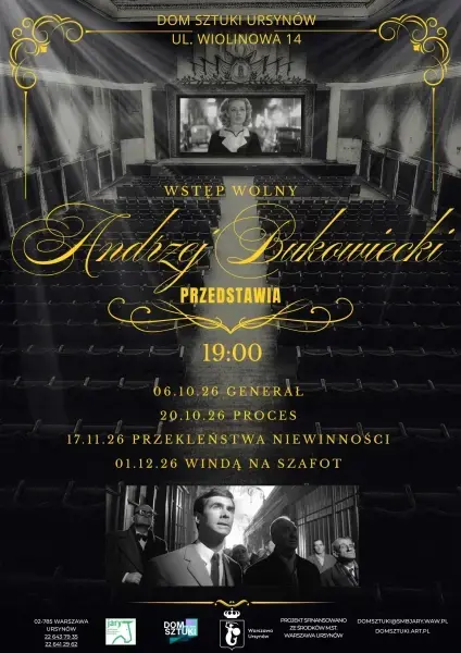 „Andrzej Bukowiecki przedstawia” – spotkania z klasyką kina: „Proces”