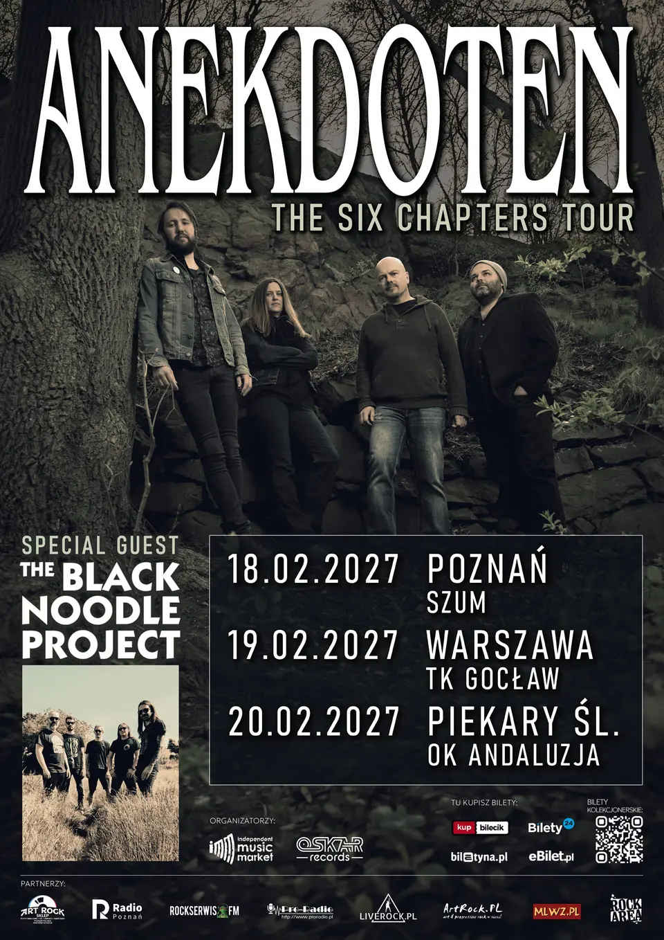 ANEKDOTEN (SE) + THE BLACK NOODLE PROJECT (FR) - THE SIX CHAPTERS TOUR - Poznań
