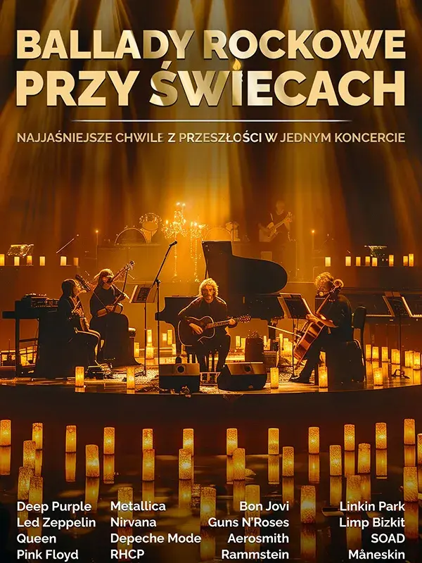 Ballady rockowe przy świecach