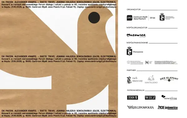 Da Pacem. Alexander Knaifel – Svete Tikhiy Joanna Halszka Sokołówska