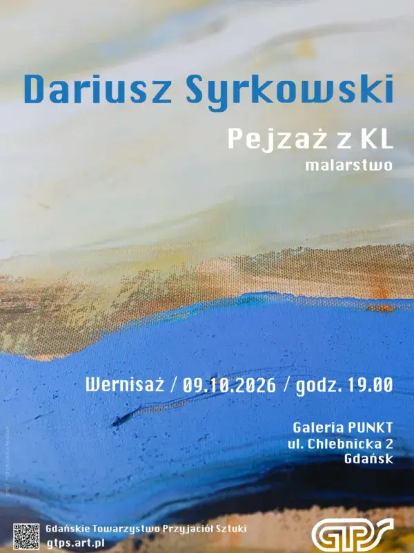 Dariusz Syrkowski - Pejzaż z KL - malarstwo