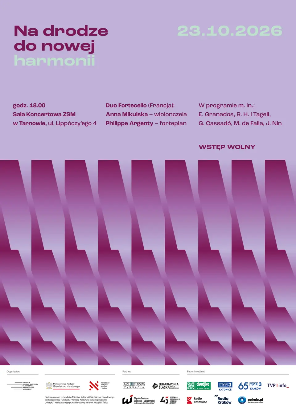 Duo Fortecello – IV edycja Międzynarodowego Festiwalu Muzycznego „Na drodze do nowej harmonii”!