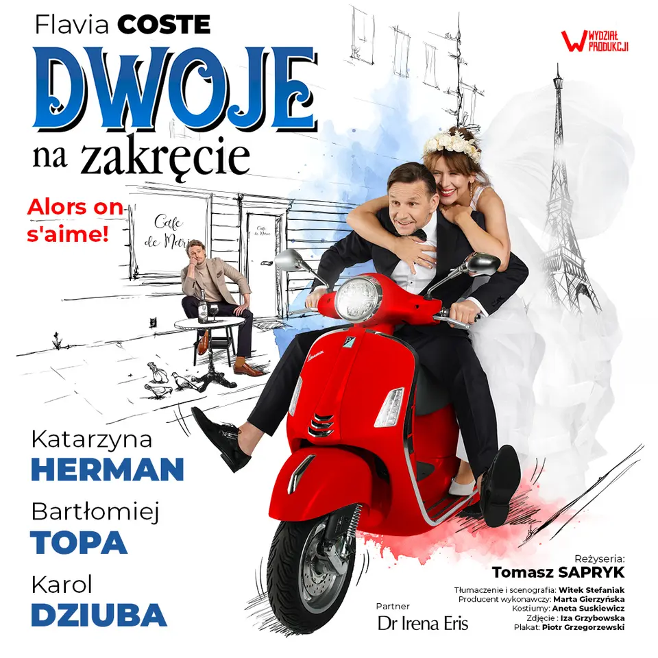 Dwoje na zakręcie - Herman, Topa i Dziuba w komedii teatralnej