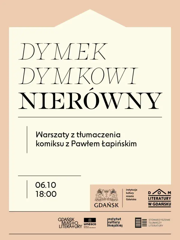 Dymek dymkowi nierówny | Warsztaty z tłumaczenia komiksu z Pawłem Łapińskim