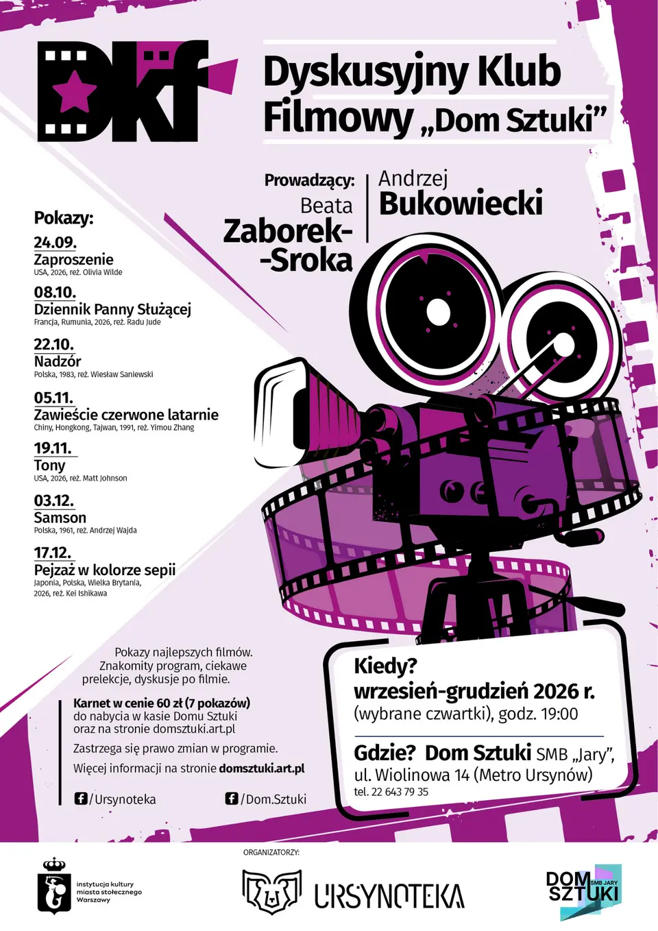 Dyskusyjny Klub Filmowy Domu Sztuki SMB "Jary"