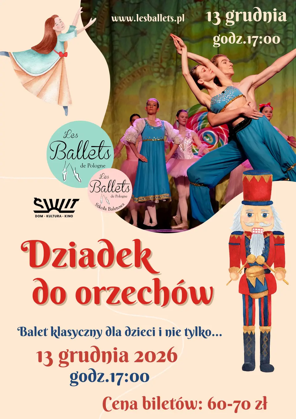 "Dziadek do orzechów" - spektakl baletowy dla dzieci