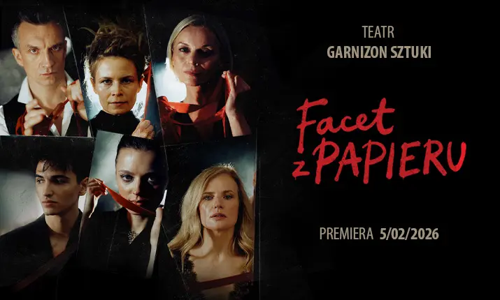 Facet z papieru