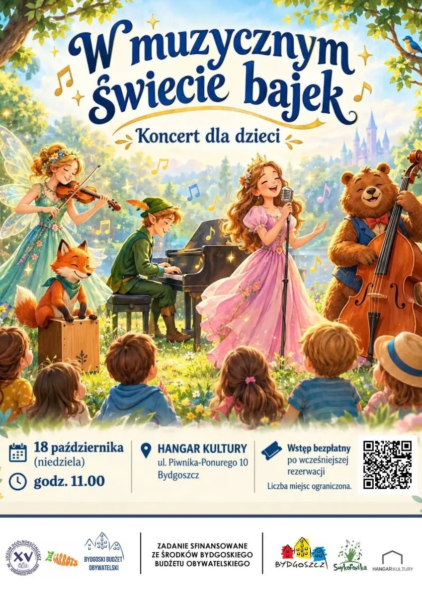 FORDOŃSKIE ZABAWY Z MUZYKĄ CZYLI RODZINNE KONCERTY. W MUZYCZNYM ŚWIECIE BAJEK
