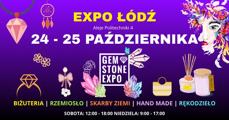 GEMSTONE EXPO 24 - 25 PAŹDZIERNIKA - EXPO ŁÓDŹ