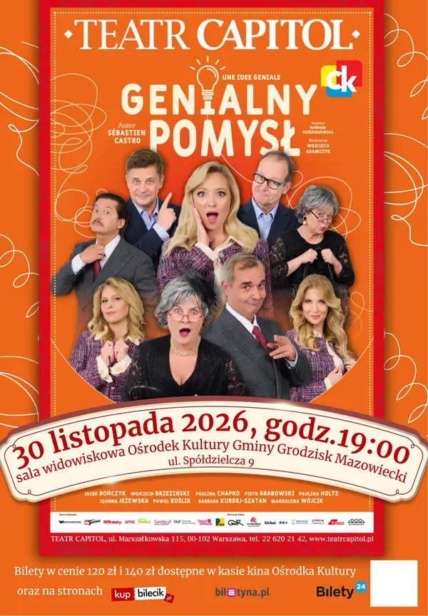 Genialny pomysł - spektakl Teatru Capitol