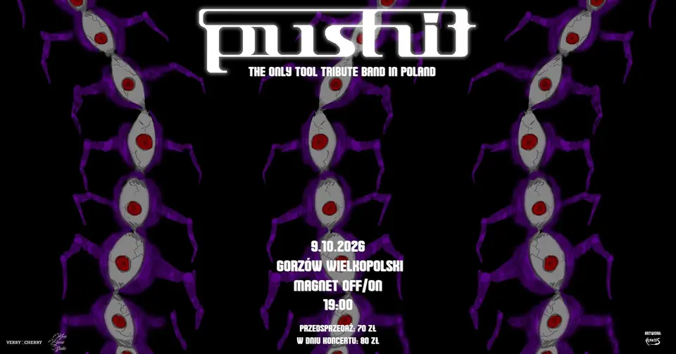GORZÓW Wlkp. – PUSHIT TOOL tribute band & CHRONIC INSOMNIA – Klub MagnetOffOn