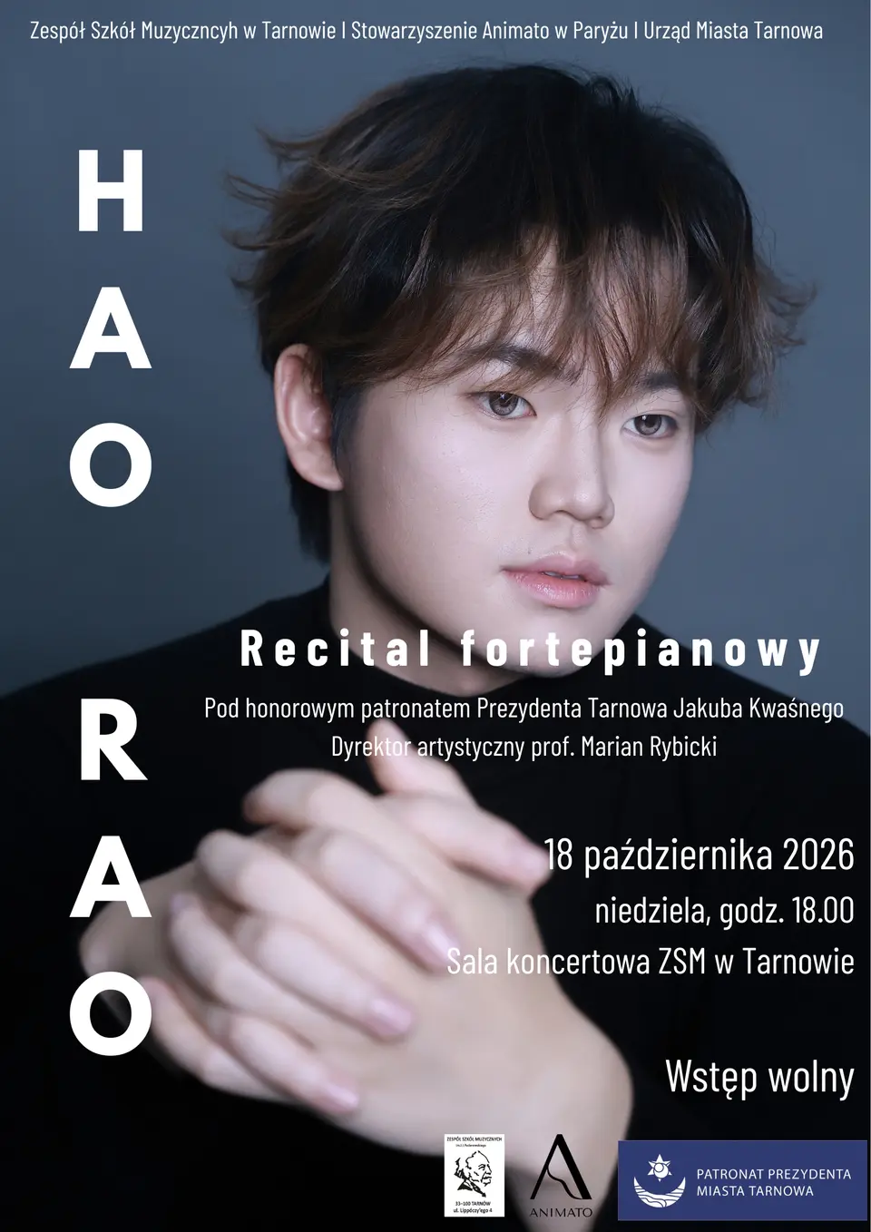 Hao Rao – recital fortepianowy