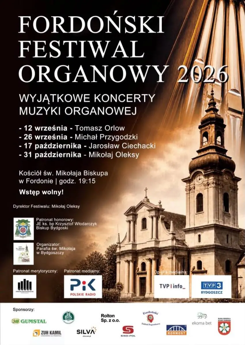 I FORDOŃSKI FESTIWAL ORGANOWY 2026