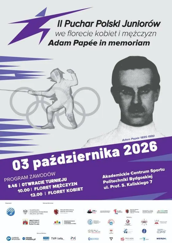 II Puchar Polski Juniorów we florecie kobiet i mężczyzn „Adam Papée in memoriam”