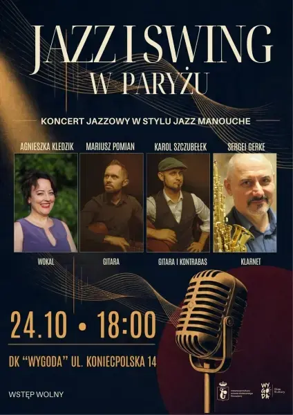 Jazz i Swing w Paryżu - koncert jazzowy w stylu jazz Manouche