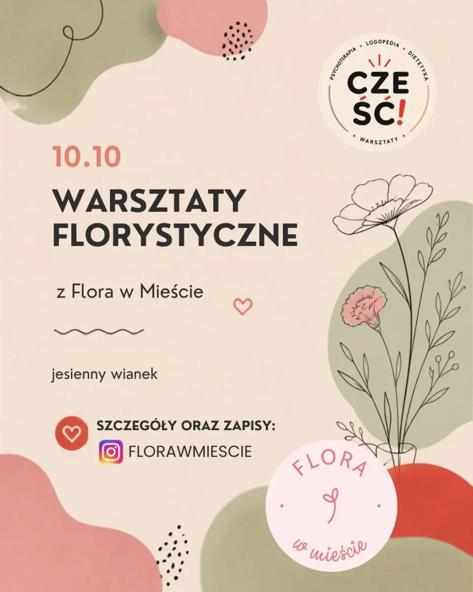 JESIENNY WIANEK - warsztaty florystyczne z Flora w Mieście
