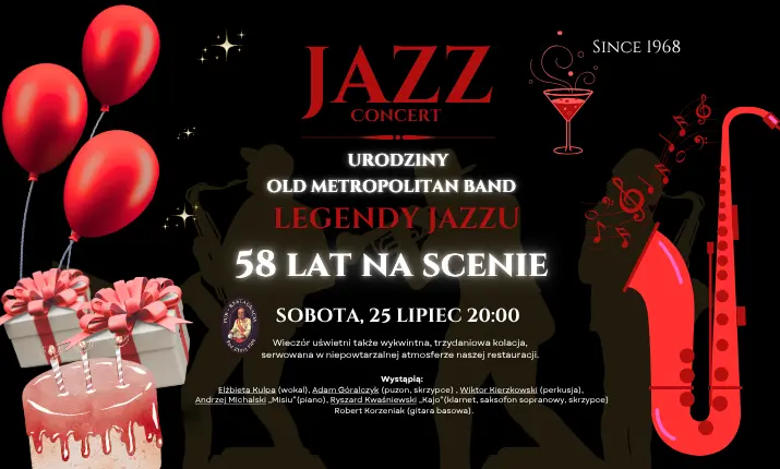 Jubileusz 58-lecia – 𝐎𝐥𝐝 𝐌𝐞𝐭𝐫𝐨𝐩𝐨𝐥𝐢𝐭𝐚𝐧 𝐁𝐚𝐧𝐝