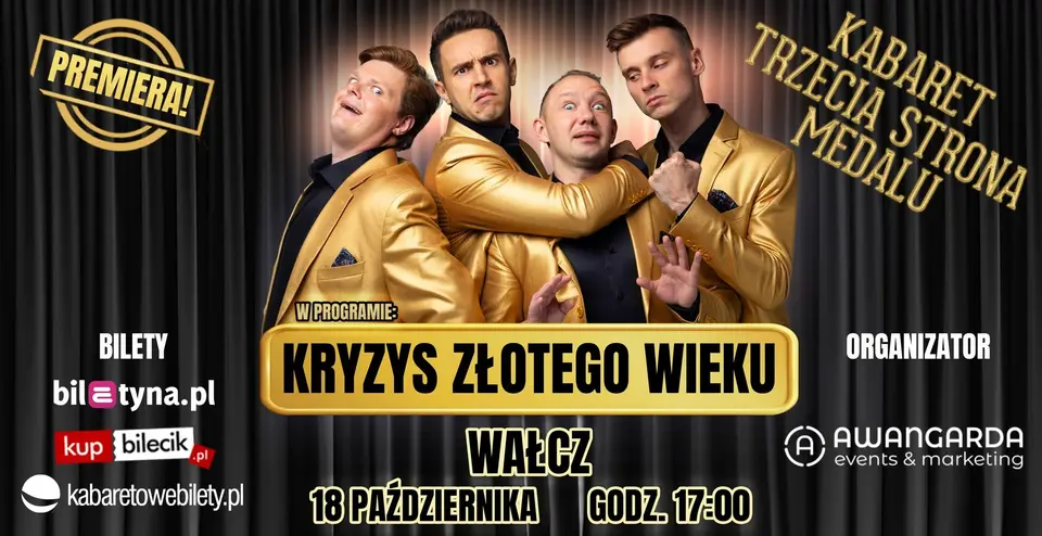 Kabaret Trzecia Strona Medalu - Nowy program "Kryzys złotego wieku"