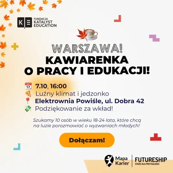 Kawiarenka obywatelska: badanie o przyszłości i edukacji