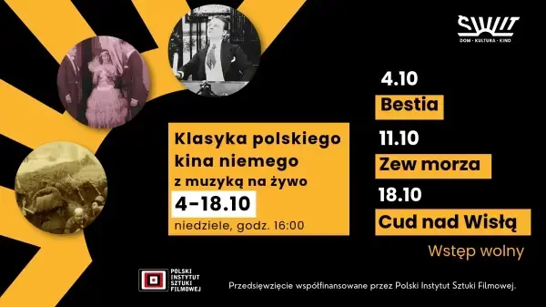Klasyka polskiego kina niemego z muzyką na żywo – „Cud nad Wisłą”