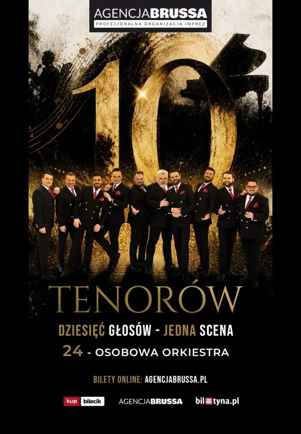 Koncert 10 Tenorów Dziesięć głosów jedna scena