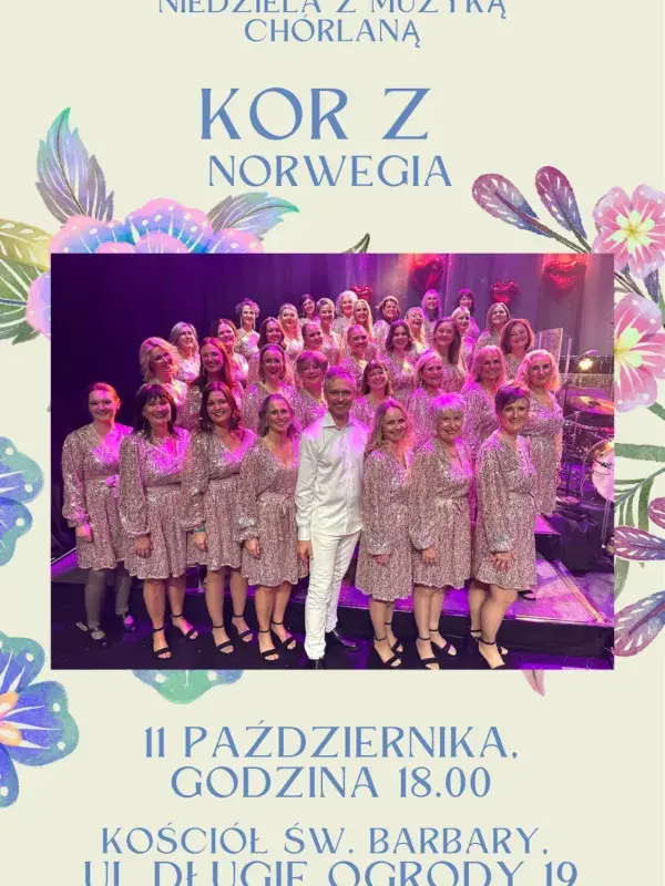 Koncert chóru KOR Z z Norwegii
