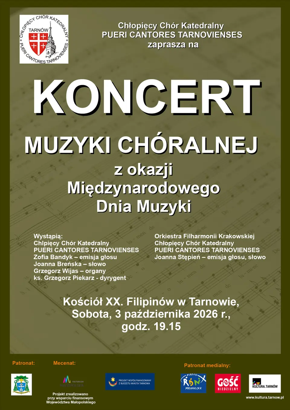 Koncert Chóru Pueri Cantores Tarnowvienses