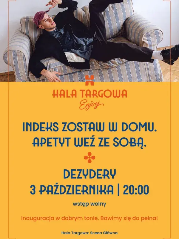Koncert Dezydery w Hali Targowej