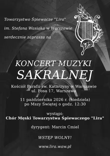Koncert muzyki sakralnej w Kościele św. Katarzyny