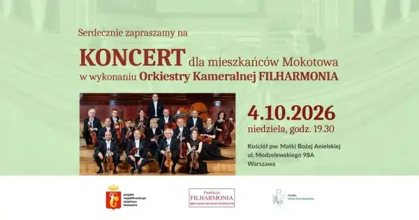 Koncert Orkiestry Kameralnej FILHARMONIA
