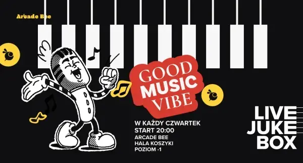 Koncert - piosenki na żądanie w Arcade Bee Hala Koszyki