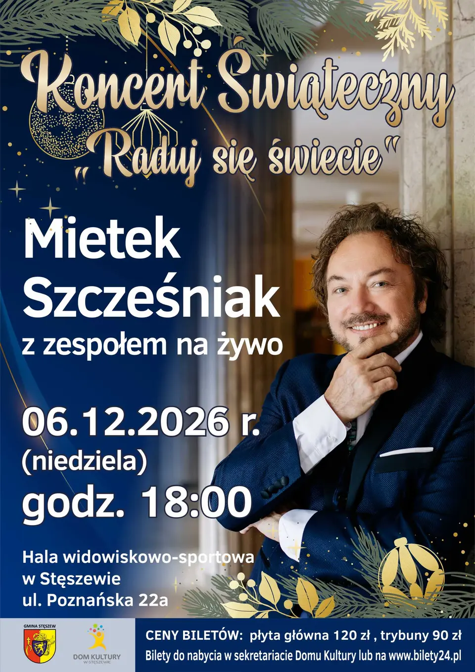 Koncert świąteczny Mietka Szcześniaka