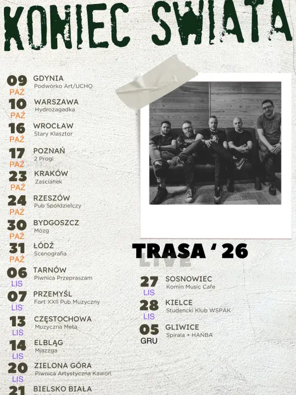 Koniec Świata - Trasa '26