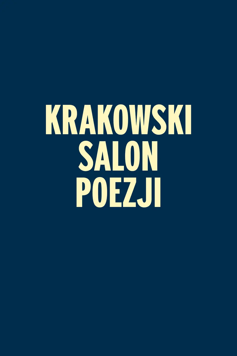 KRAKOWSKI SALON POEZJI