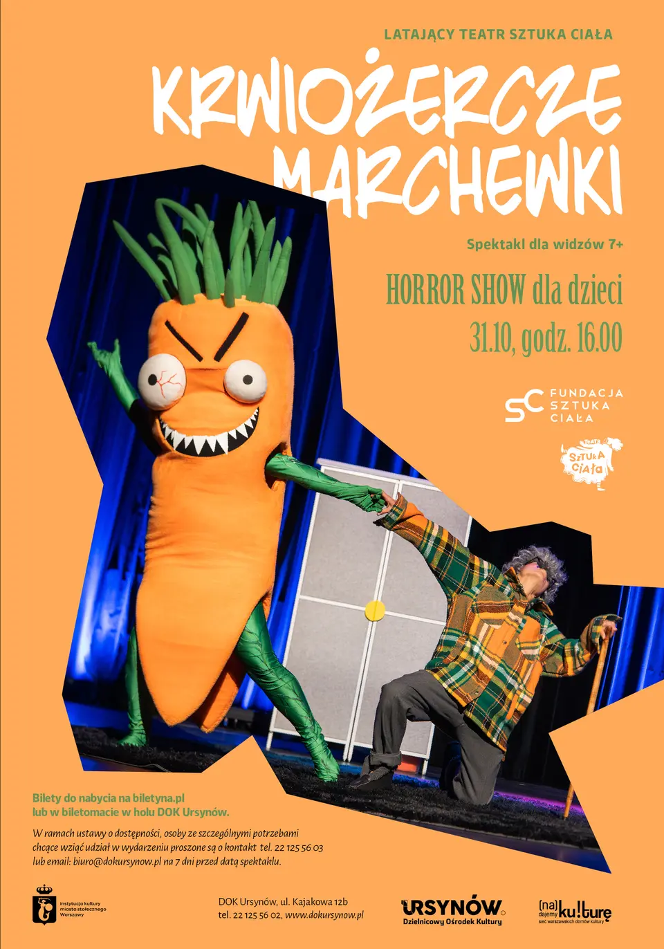 “Krwiożercze Marchewki” - Latający Teatr Sztuka Ciała