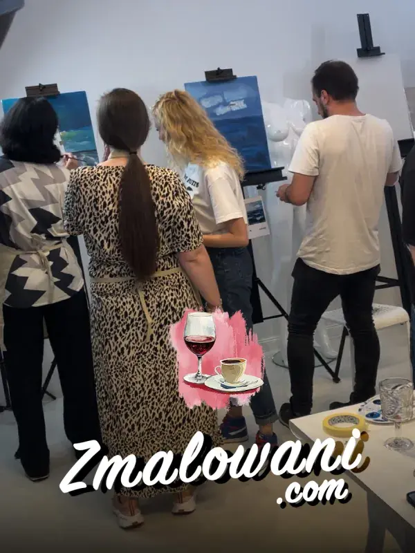 Malowanie przy winie