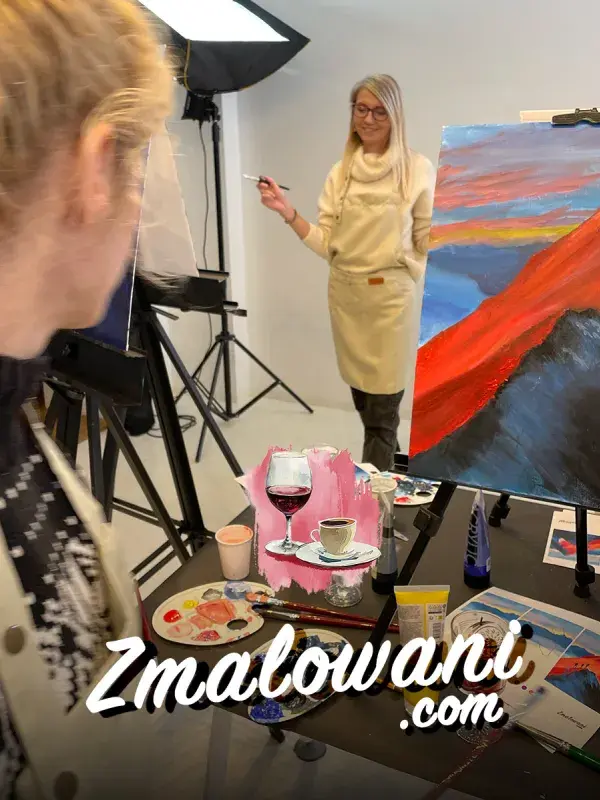Malowanie przy winie ze Zmalowani.com