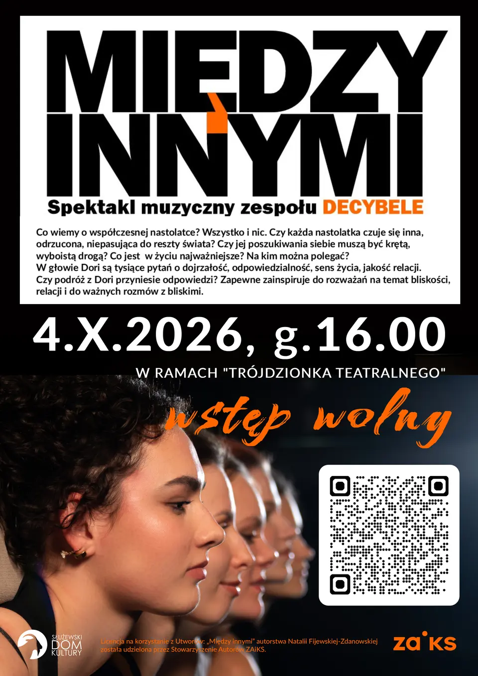 Między Innymi - spektakl muzyczny o współczesnej dziewczynie