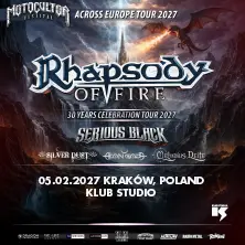 Motocultor Across Europe Tour 2027: Rhapsody of Fire + Serious Black + Silver Du