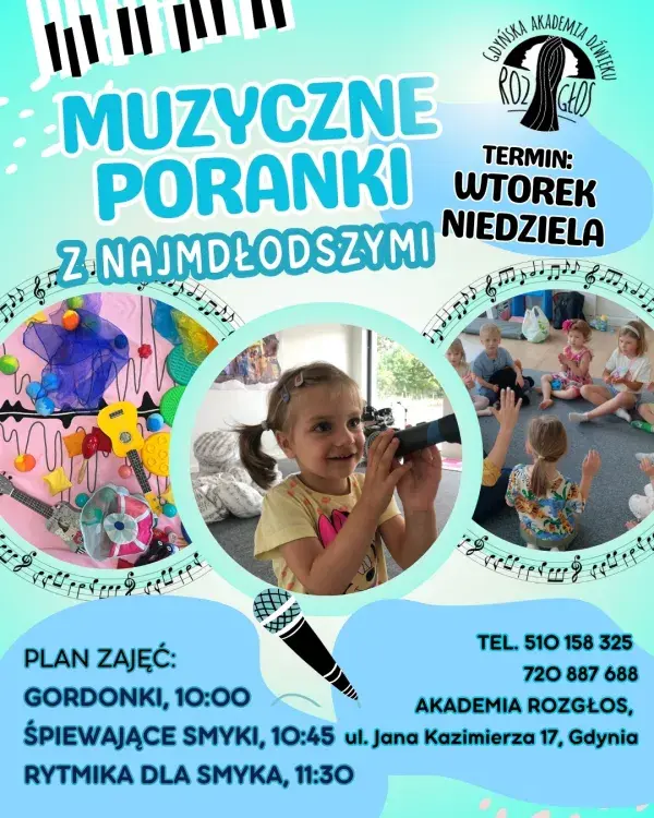 Muzyczne poranki dla najmłodszych