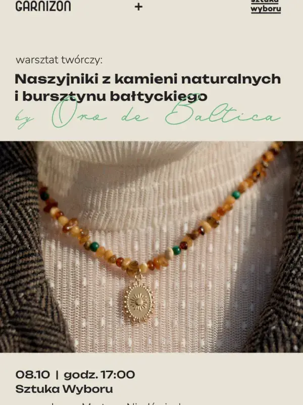 Naszyjniki z kamieni naturalnych i bursztynu bałtyckiego - Oro de Baltica