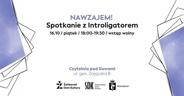 NAWZAJEM! Spotkanie z Introligatorem