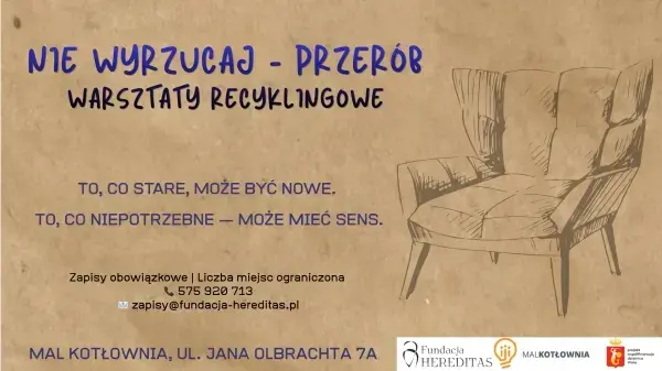 NIE WYRZUCAJ - PRZERÓB | warsztaty recyklingowe - artystyczna gumka do włosów