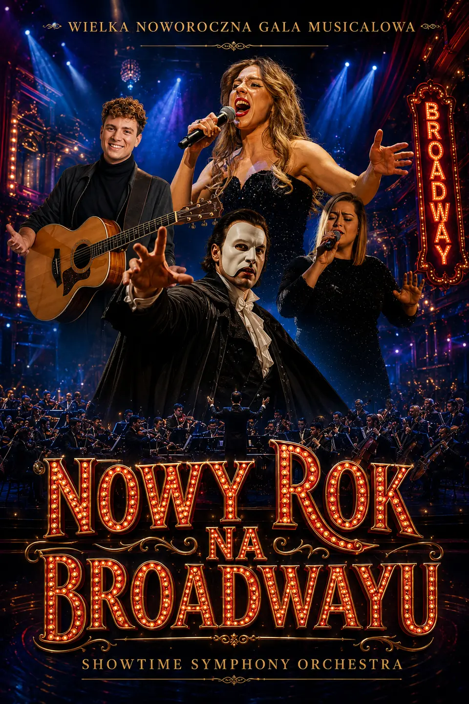 „Nowy Rok na Broadwayu” – Wielka Noworoczna Gala Musicalowa