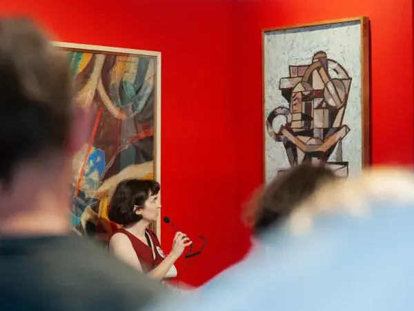 Oprowadzanie kuratorskie po wystawie dla seniorek i seniorów w ramach "Weekendu seniora z kulturą"