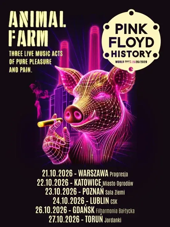 Pink Floyd History: Animal Farm World Tour 2026